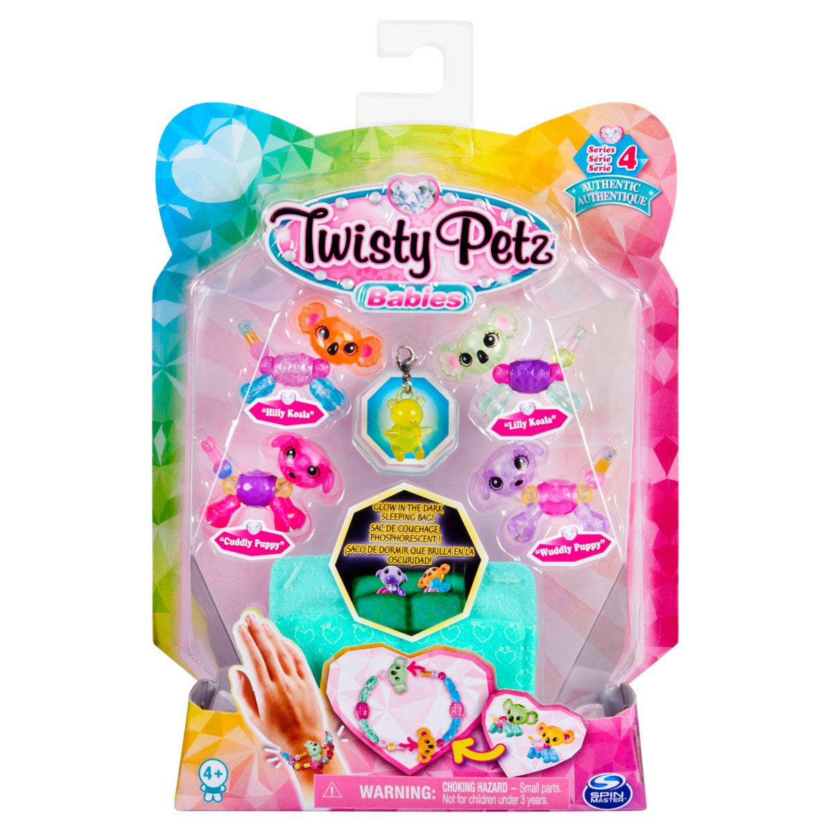Twisty Petz 4 figuras Bebés coleccionables