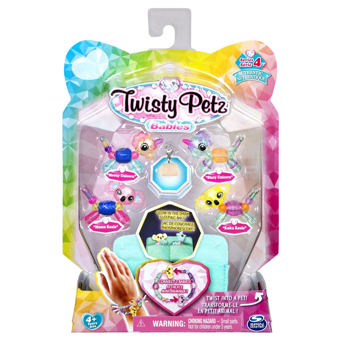 Twisty Petz 4 figuras Bebés coleccionables