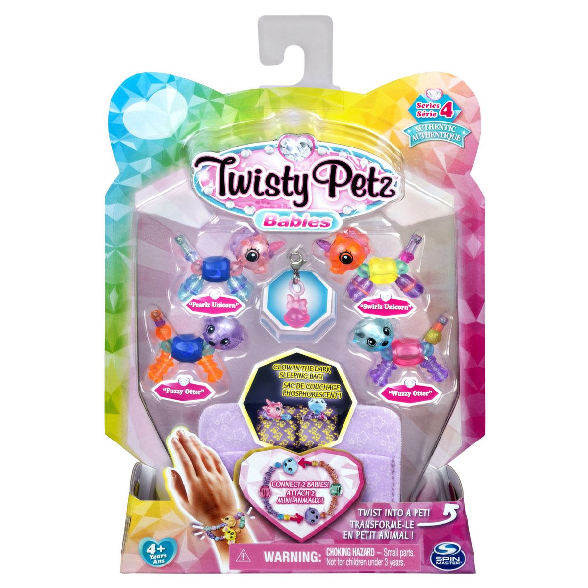 Twisty Petz 4 figuras Bebés coleccionables