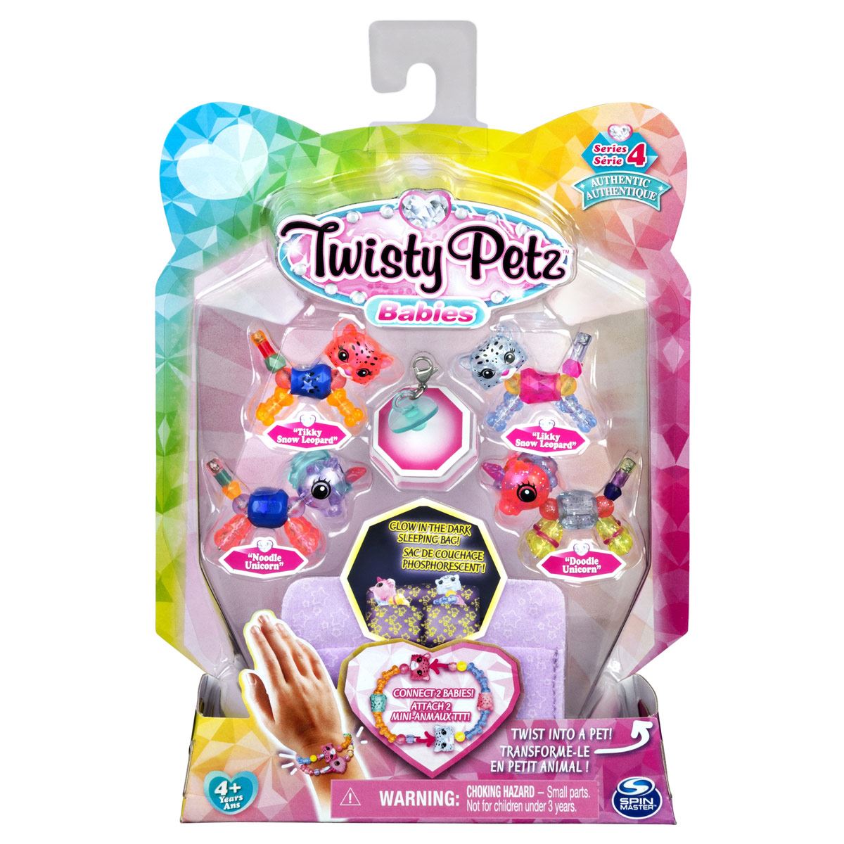 Twisty Petz 4 figuras Bebés coleccionables