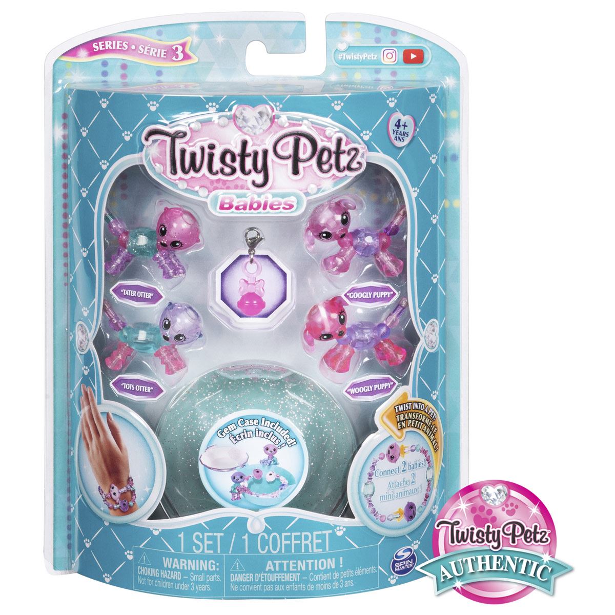 Twisty Petz 4 figuras Bebés coleccionables
