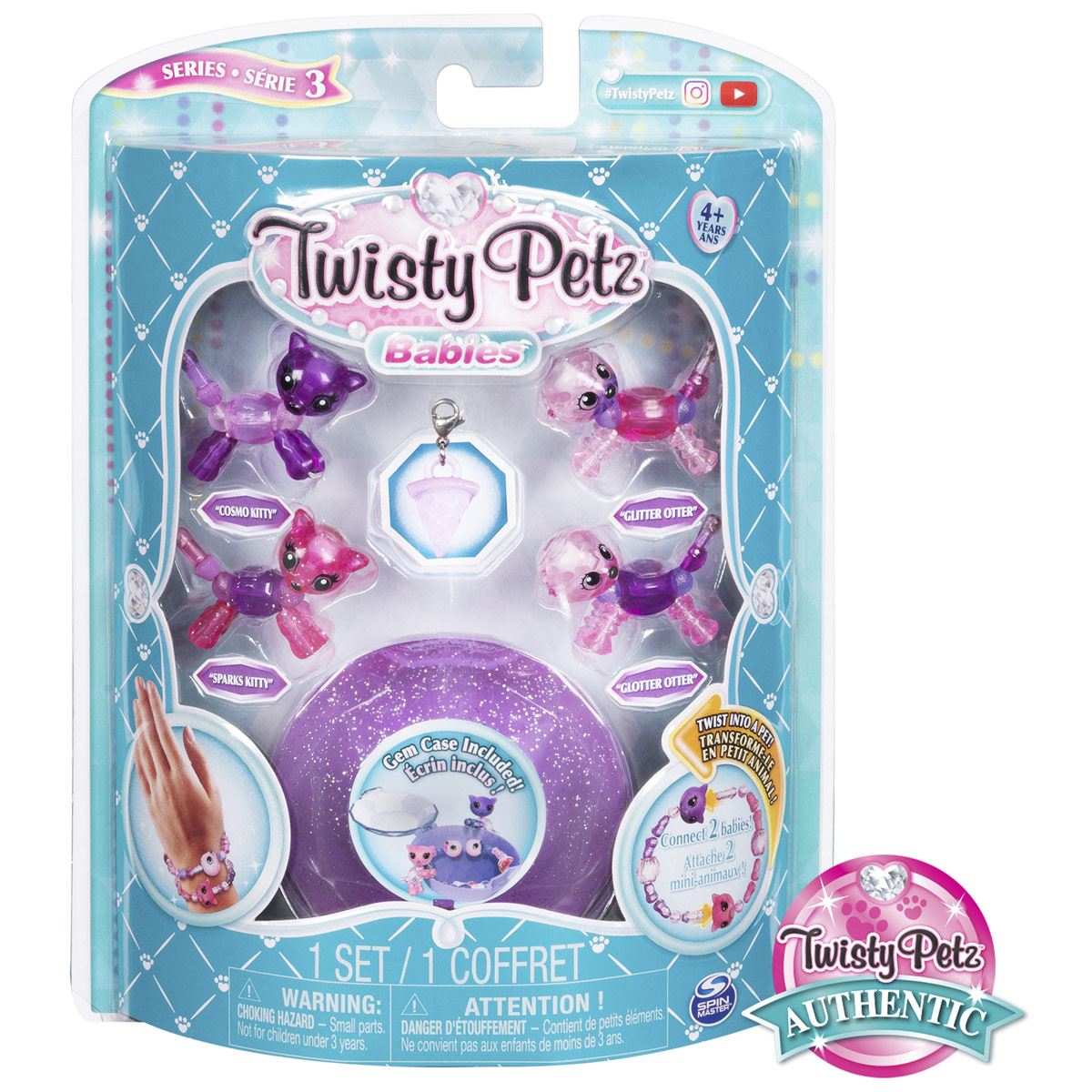 Twisty Petz 4 figuras Bebés coleccionables