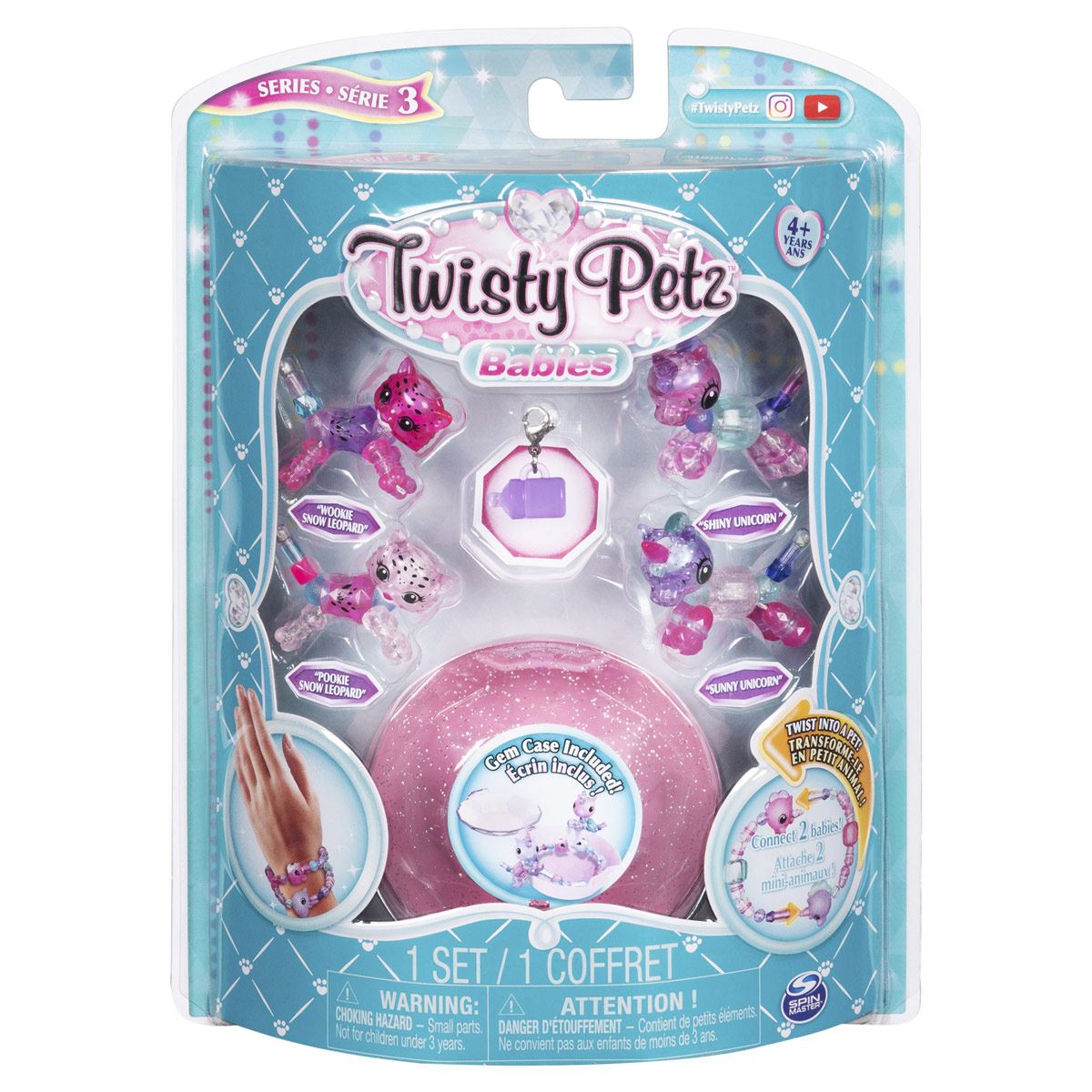 Twisty Petz 4 figuras Bebés coleccionables