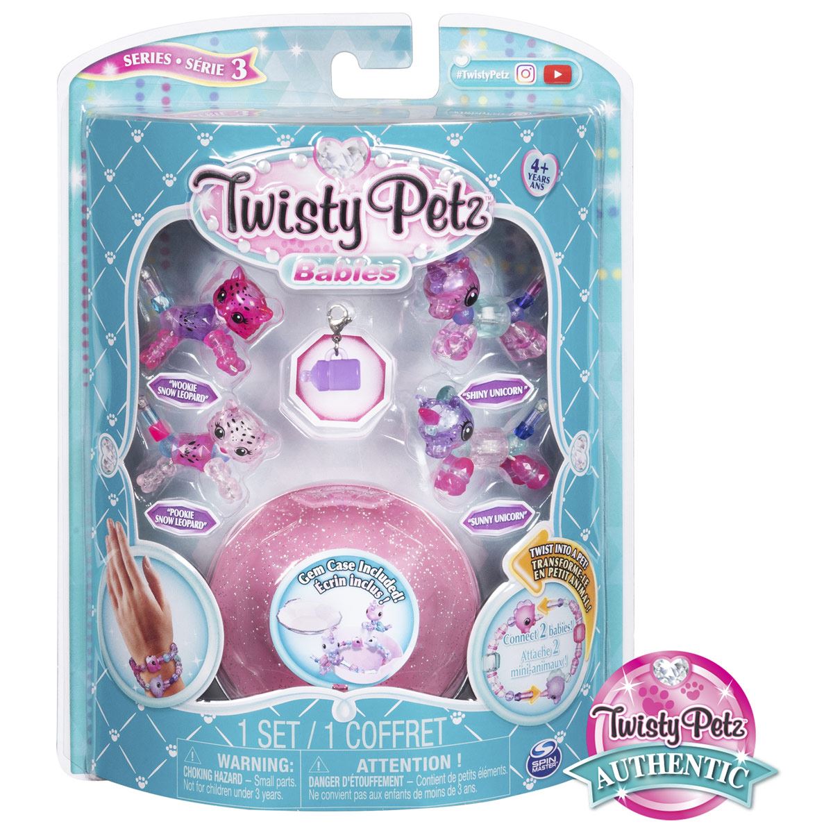 Twisty Petz 4 figuras Bebés coleccionables