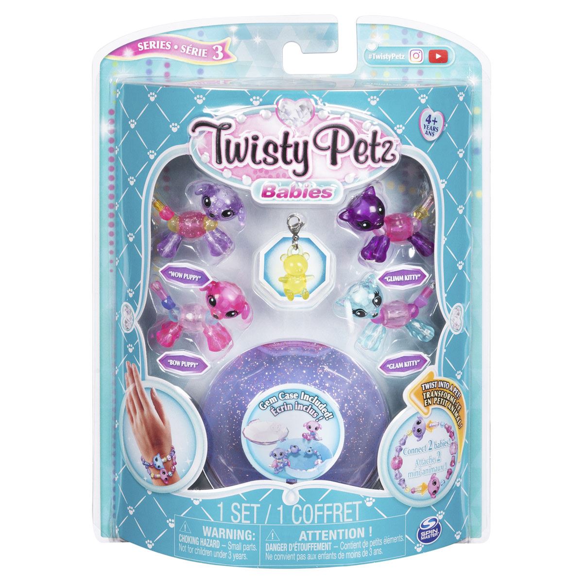 Twisty Petz 4 figuras Bebés coleccionables