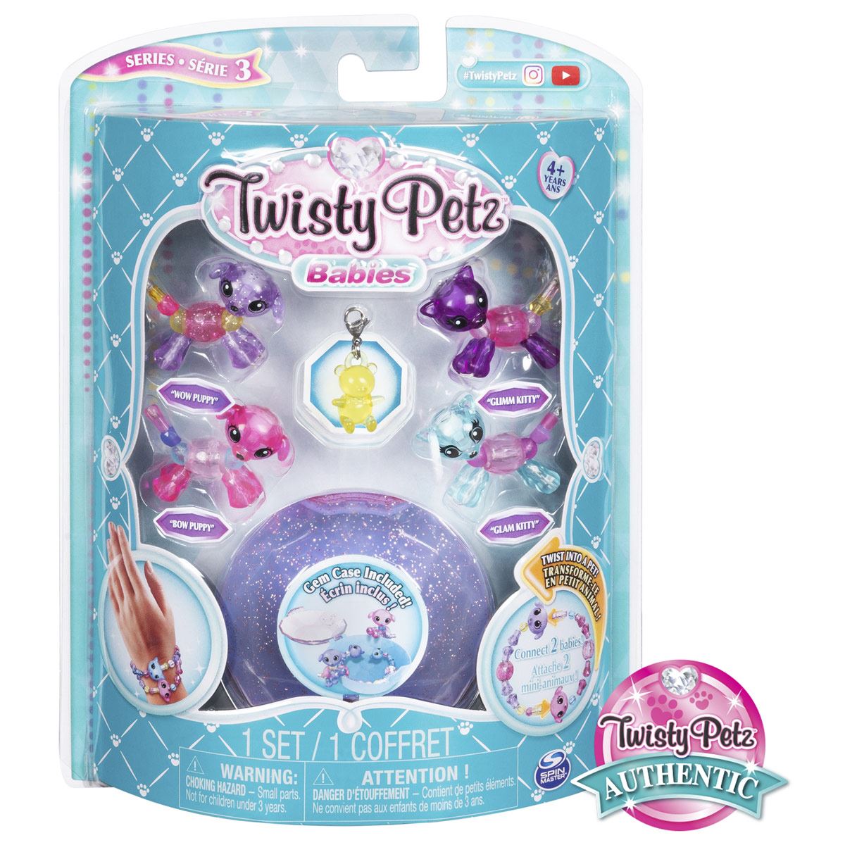 Twisty Petz 4 figuras Bebés coleccionables