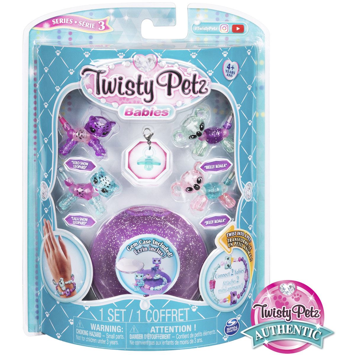 Twisty Petz 4 figuras Bebés coleccionables