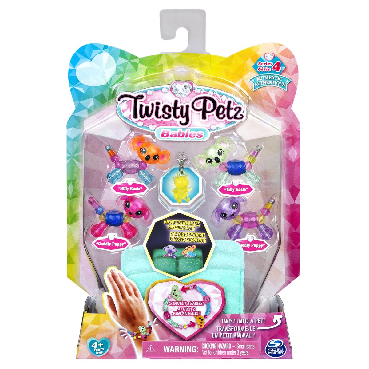 Twisty Petz 4 figuras Bebés coleccionables