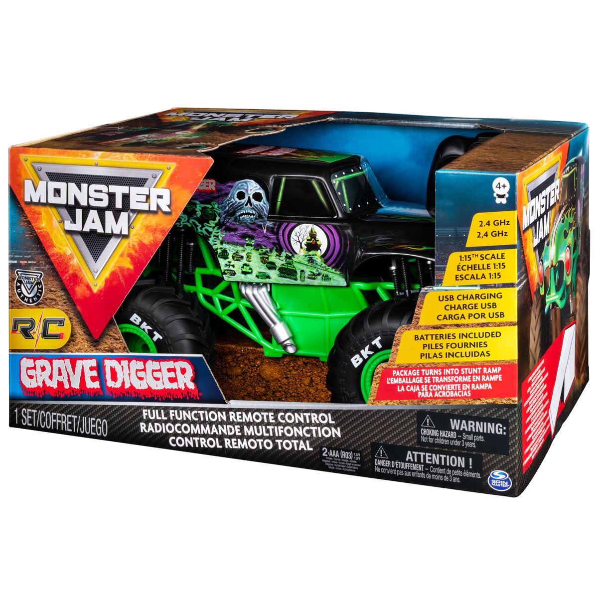 Monster Jam RC 1:15 Grave Digger