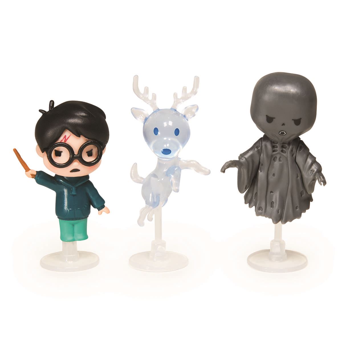 Set Magical Moments Harry Potter Año 3 con Micro Figuras: Harry Potter, Patronus Ciervo y dementor