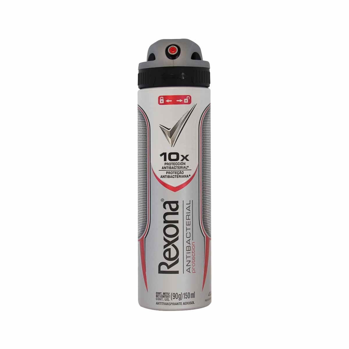 Desodorante Aerosol Rexona Men Antibacterial 90g/150