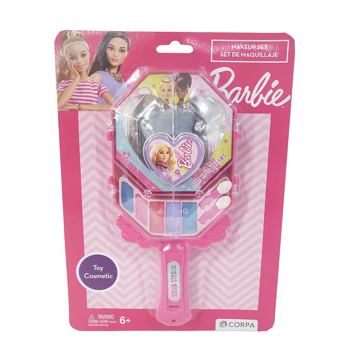 Cosméticos Barbie Espejo de Mano