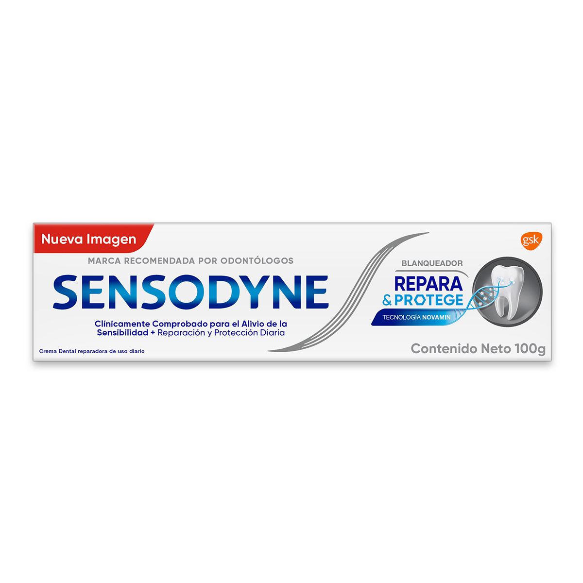 Crema Dental Sensodyne Repara Y Protege Blanqueadora 100 G