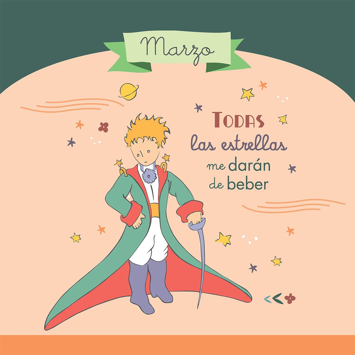 Calendario El principito 2022