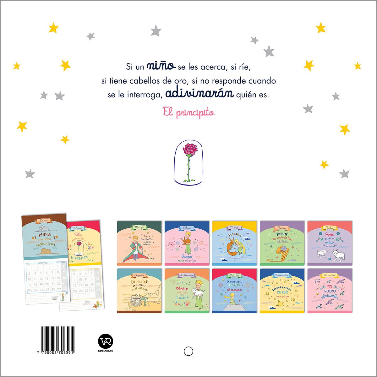 Calendario El principito 2022