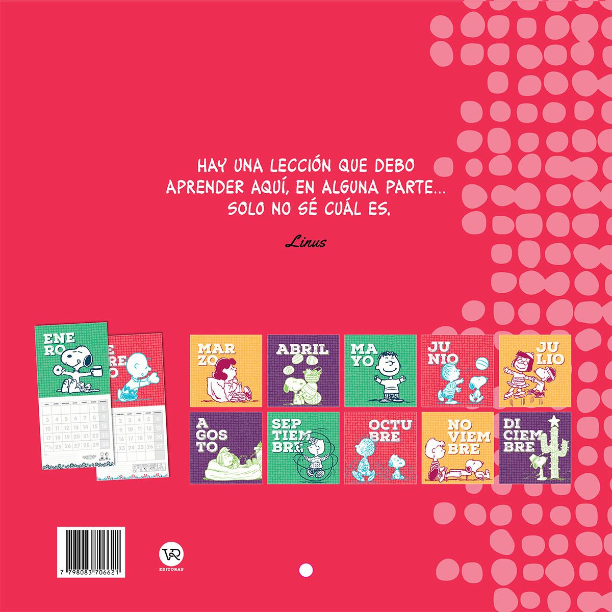 Calendario Snoopy 2022