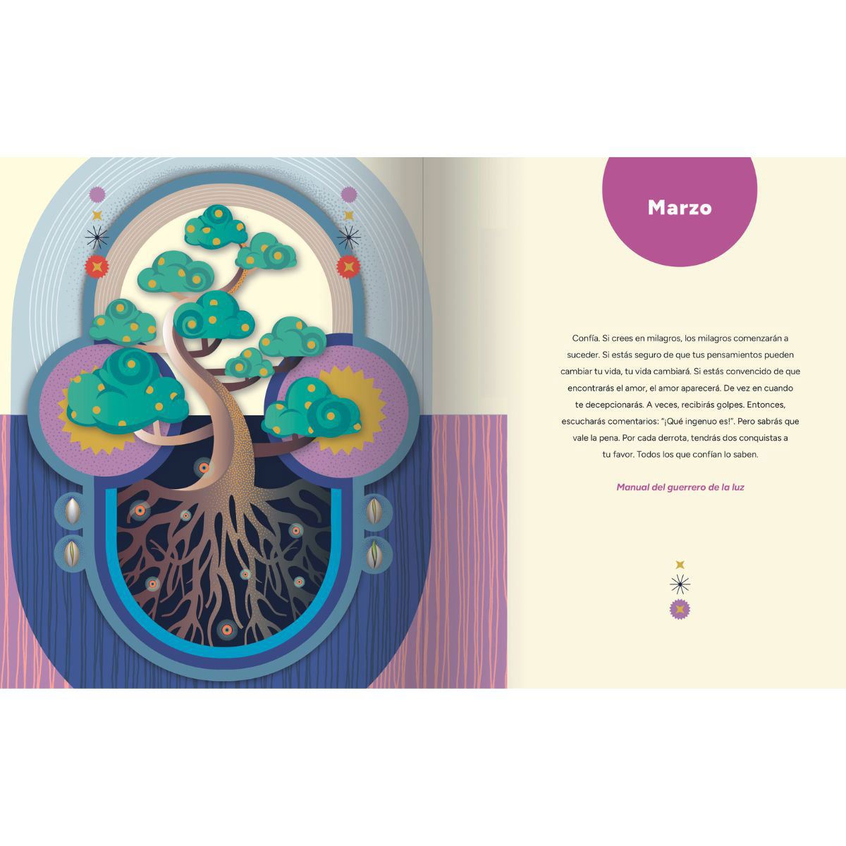 Agenda Paulo Coelho Cartone árbol 2024