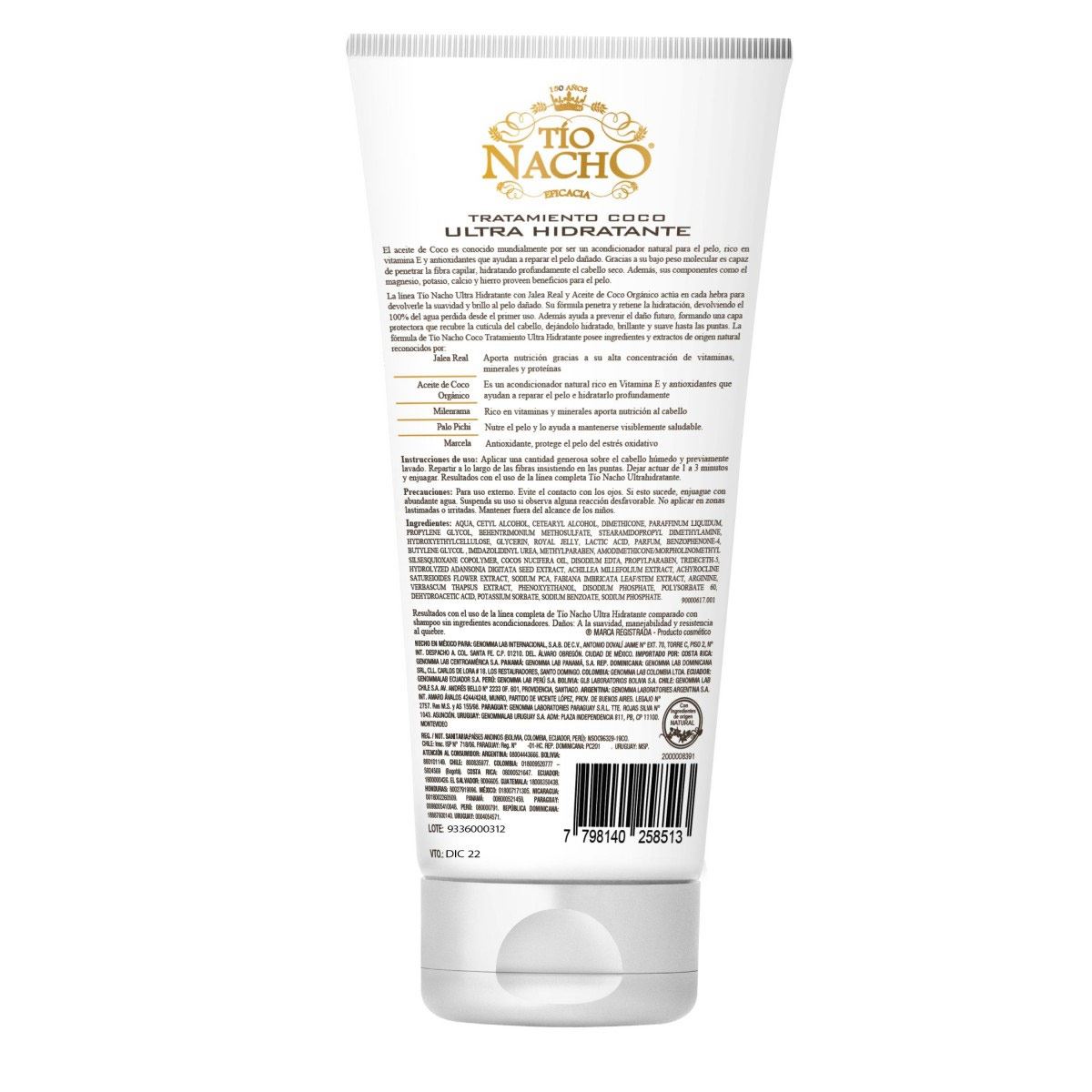 TIO NACHO ULTR-HIDR TRAT 200G/20