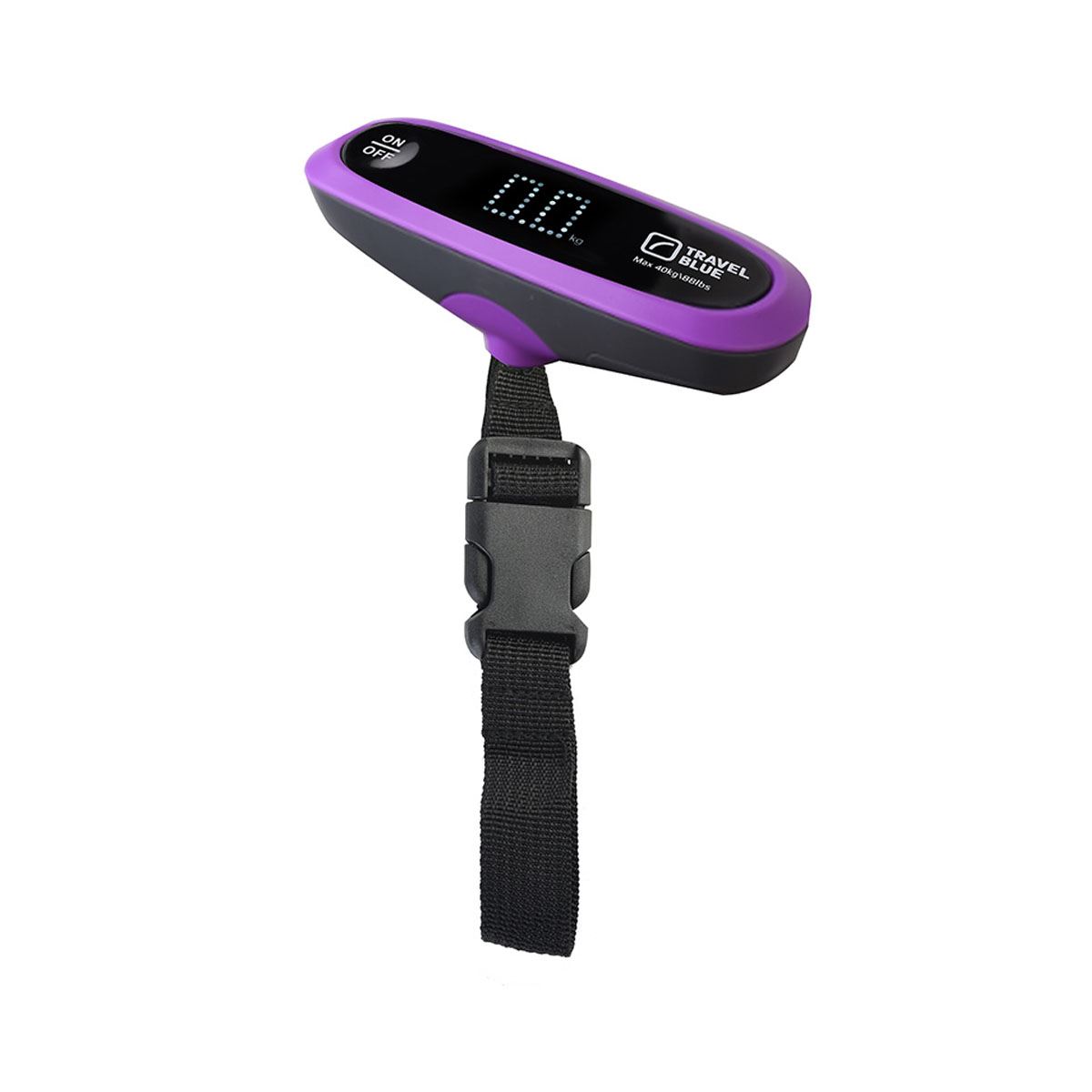 Bascula Digital Morada Travel Blue