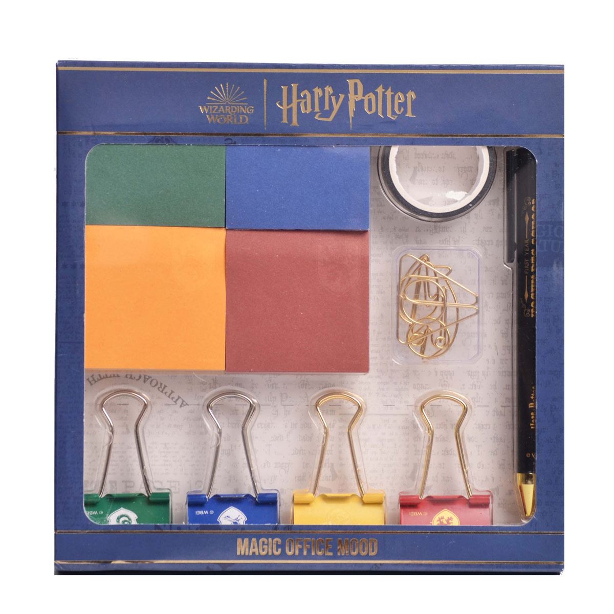 Paquete de Sujetadores de Carpeta y Sujetadores de Papel Harry Potter