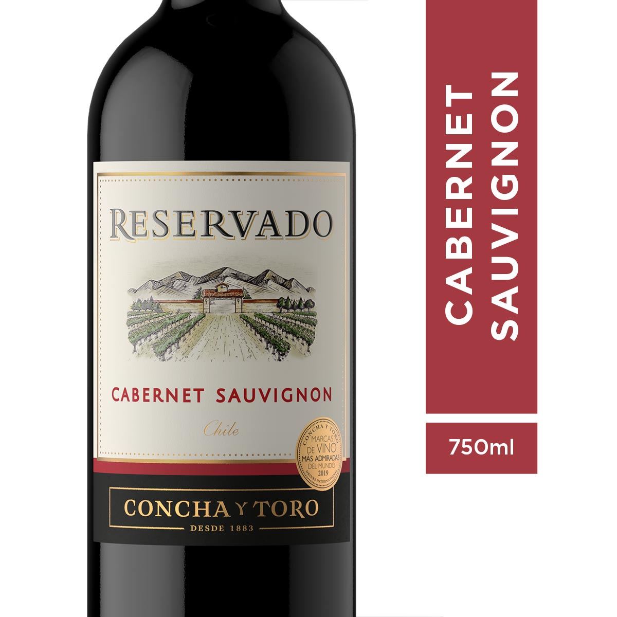 Vino Tinto Reservado Cabernet Sauvignon 750ml