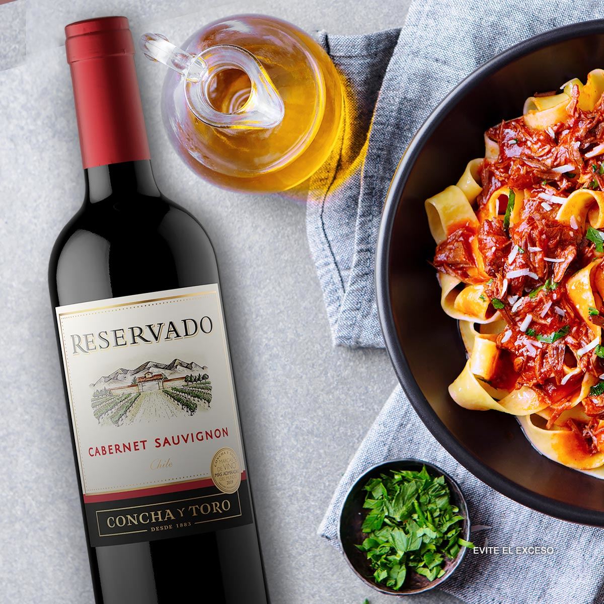 Vino Tinto Reservado Cabernet Sauvignon 750ml