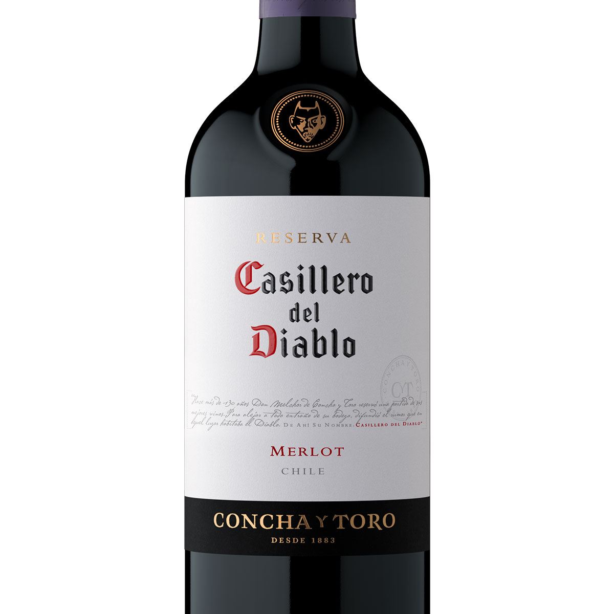Vino Tinto Casillero del Diablo Reserva Merlot 750ml