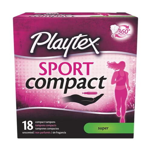 Playtex Sport Compact Super 18 Tampones
