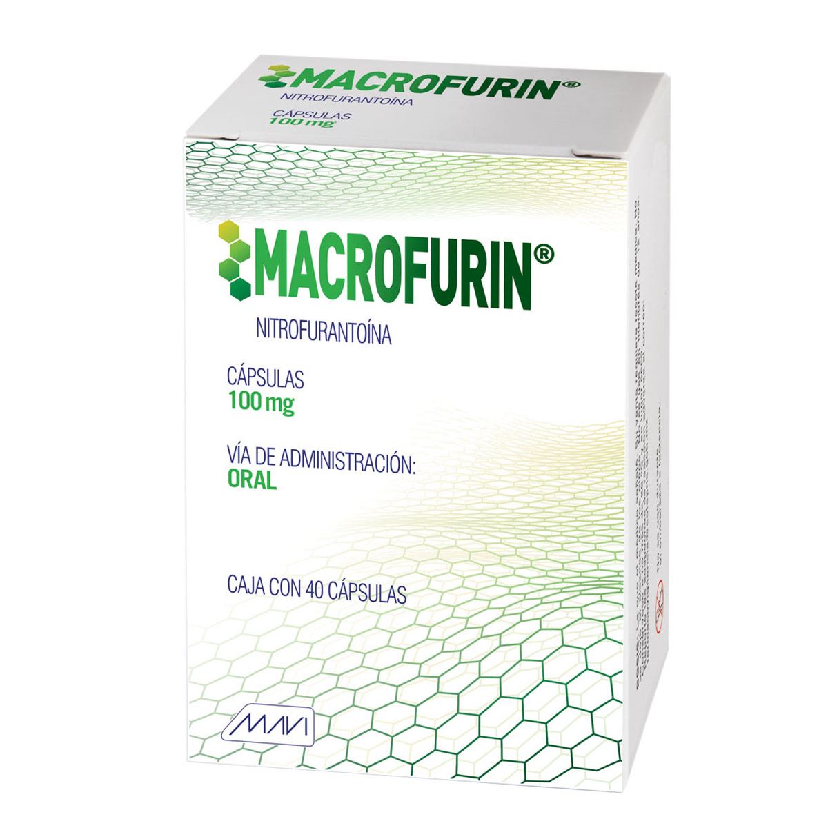 Macrofurin 100mg cap40mavi