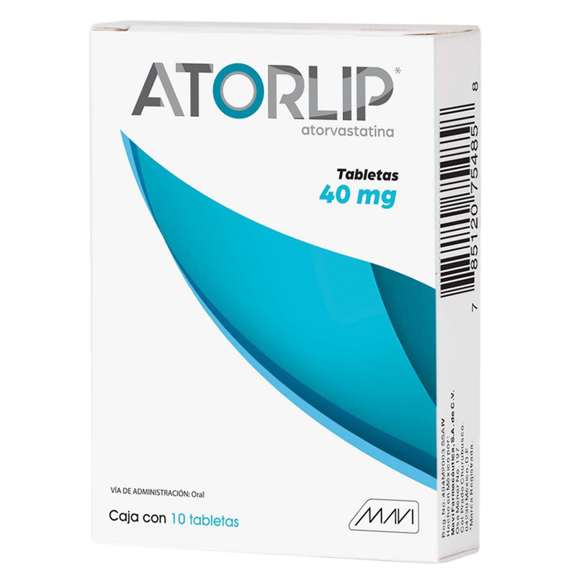 Atorlip 40mg tab10 mavi
