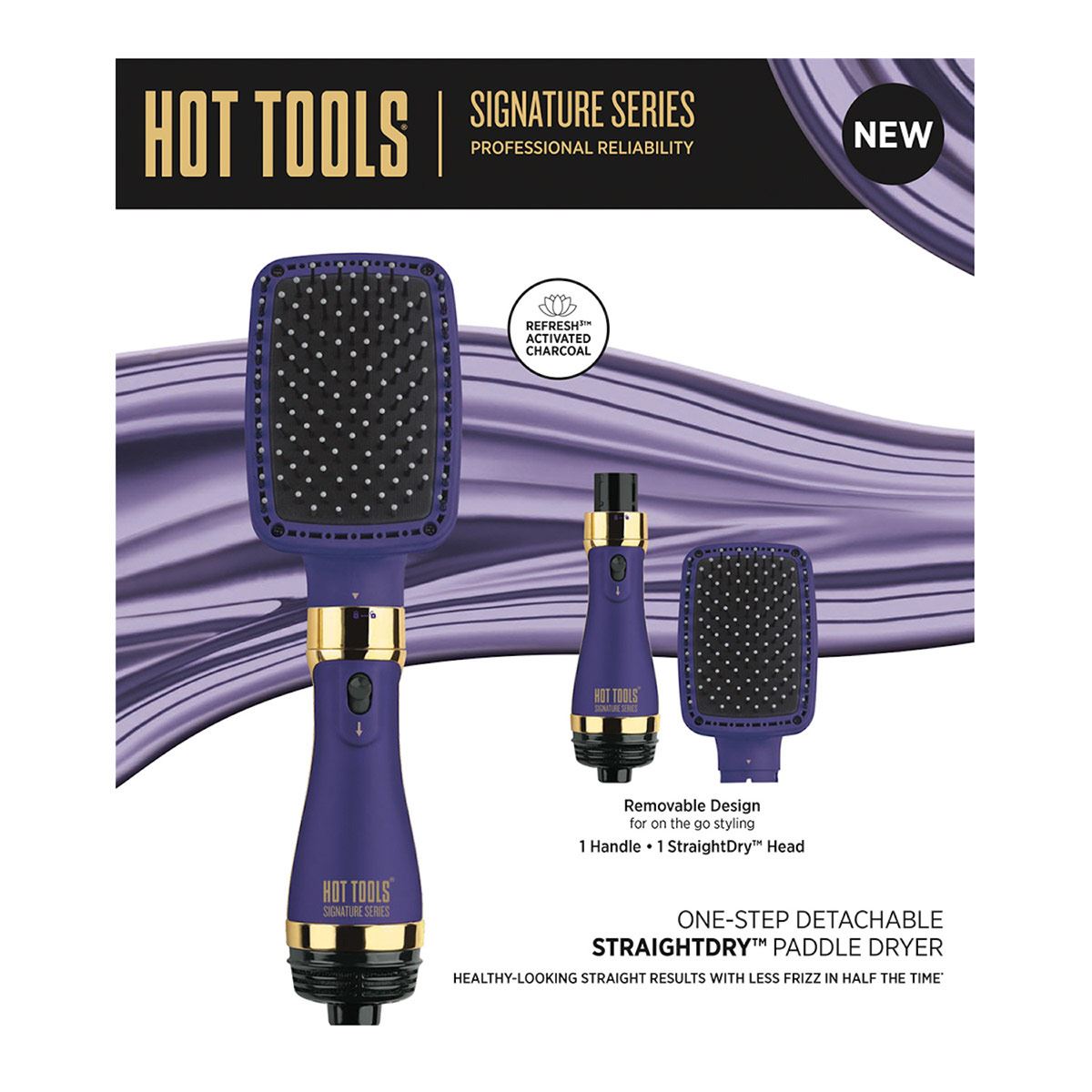 Signature Series One Step Secador y  Estilizador  - Cabeza Removible Hot Tools