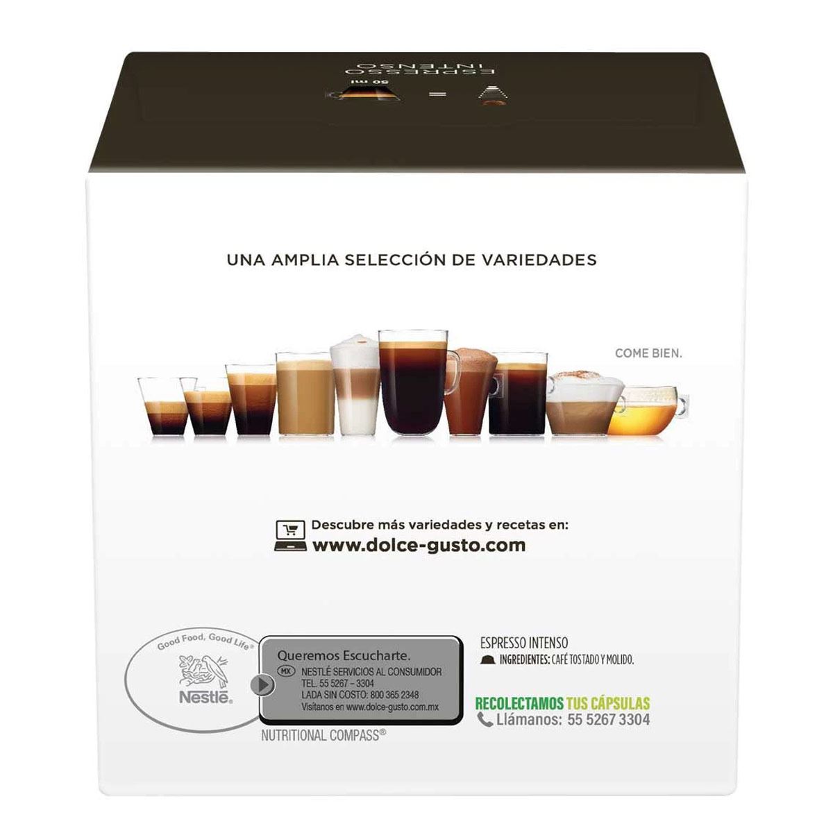 Cápsulas de café Nescafé Dolce Gusto espresso barista 16 pzas