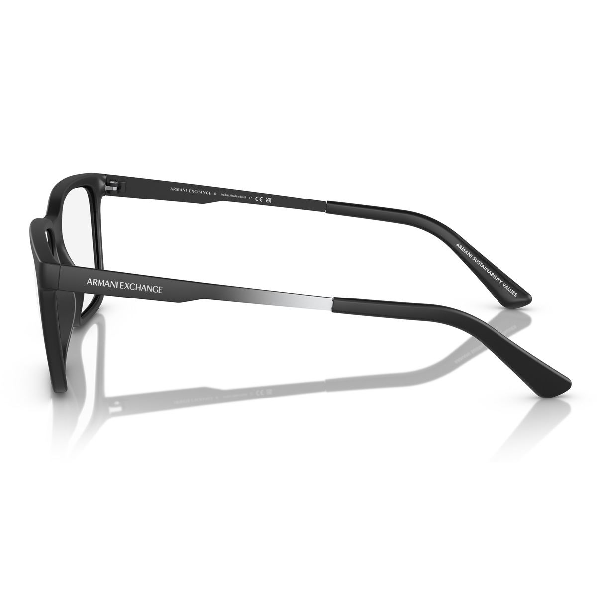 Armazón Armani Exchange Negro Mate para Hombre