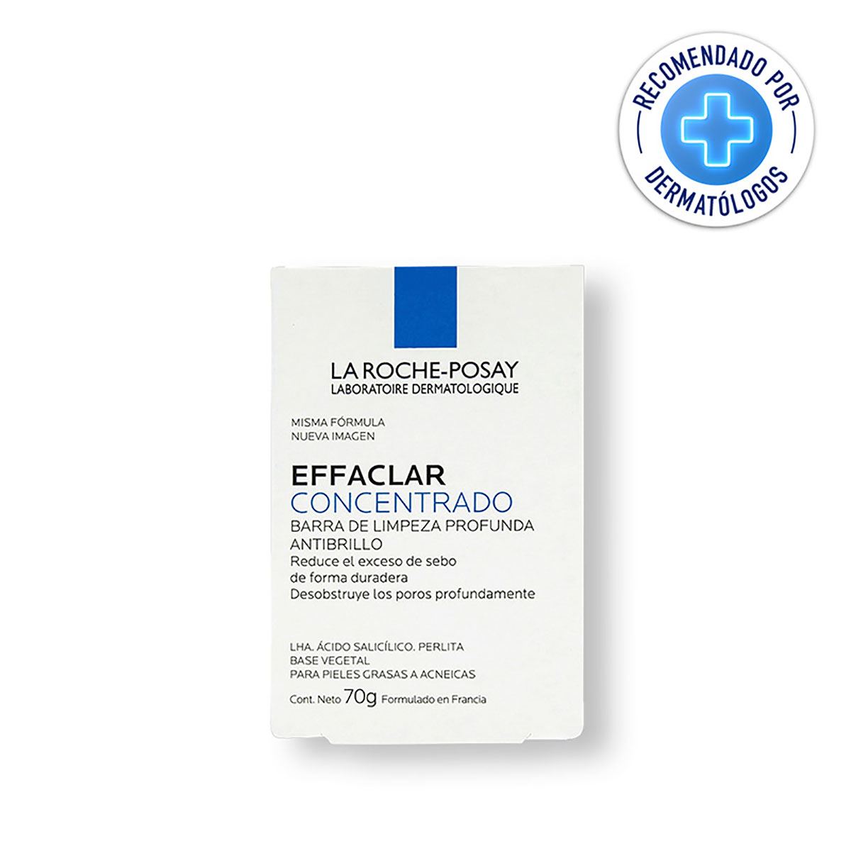 Jabón de Limpieza Facial en Barra La Roche Posay Effaclar Barra Concentrado 70gr
