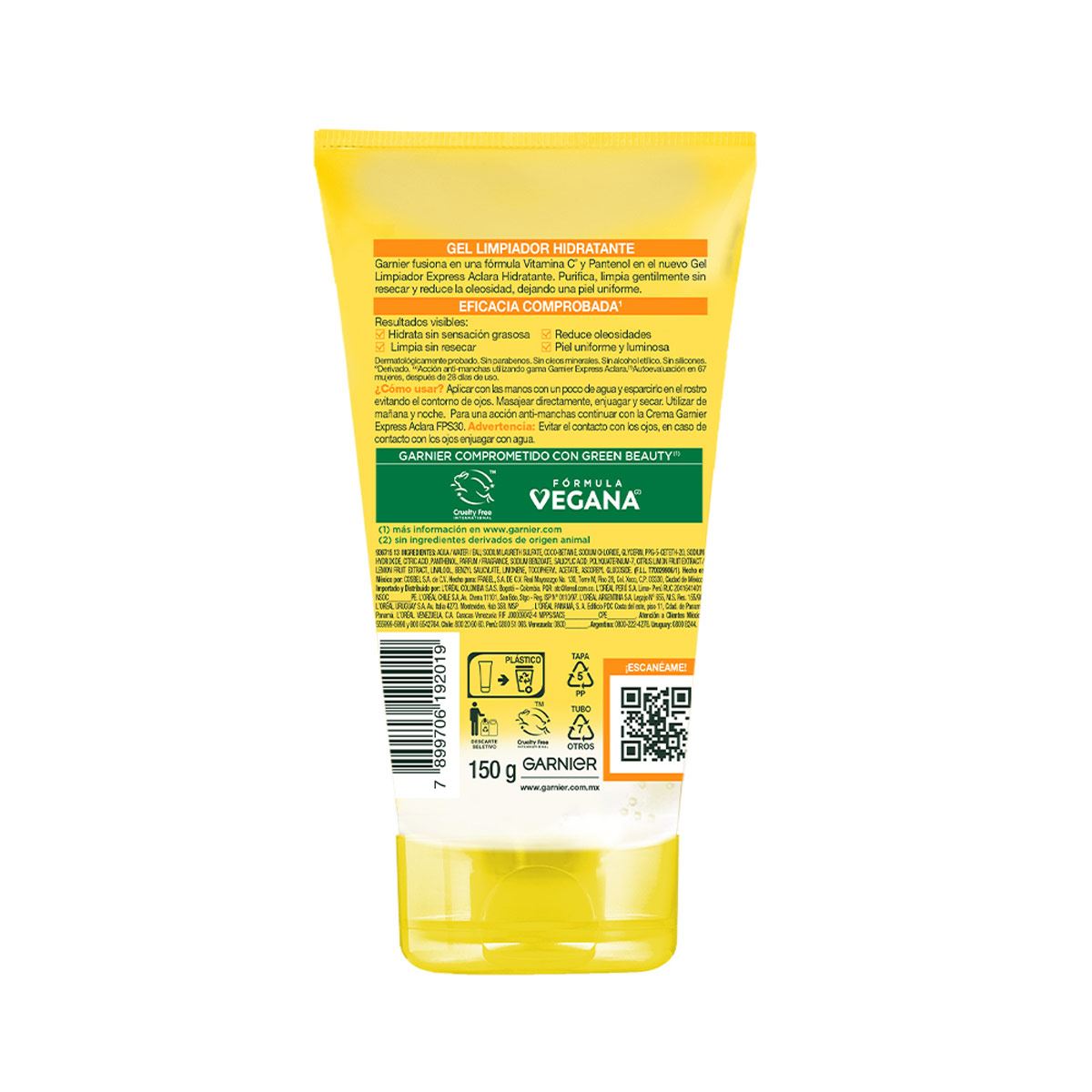 Garnier Express Aclara Facial Cleanser 150g