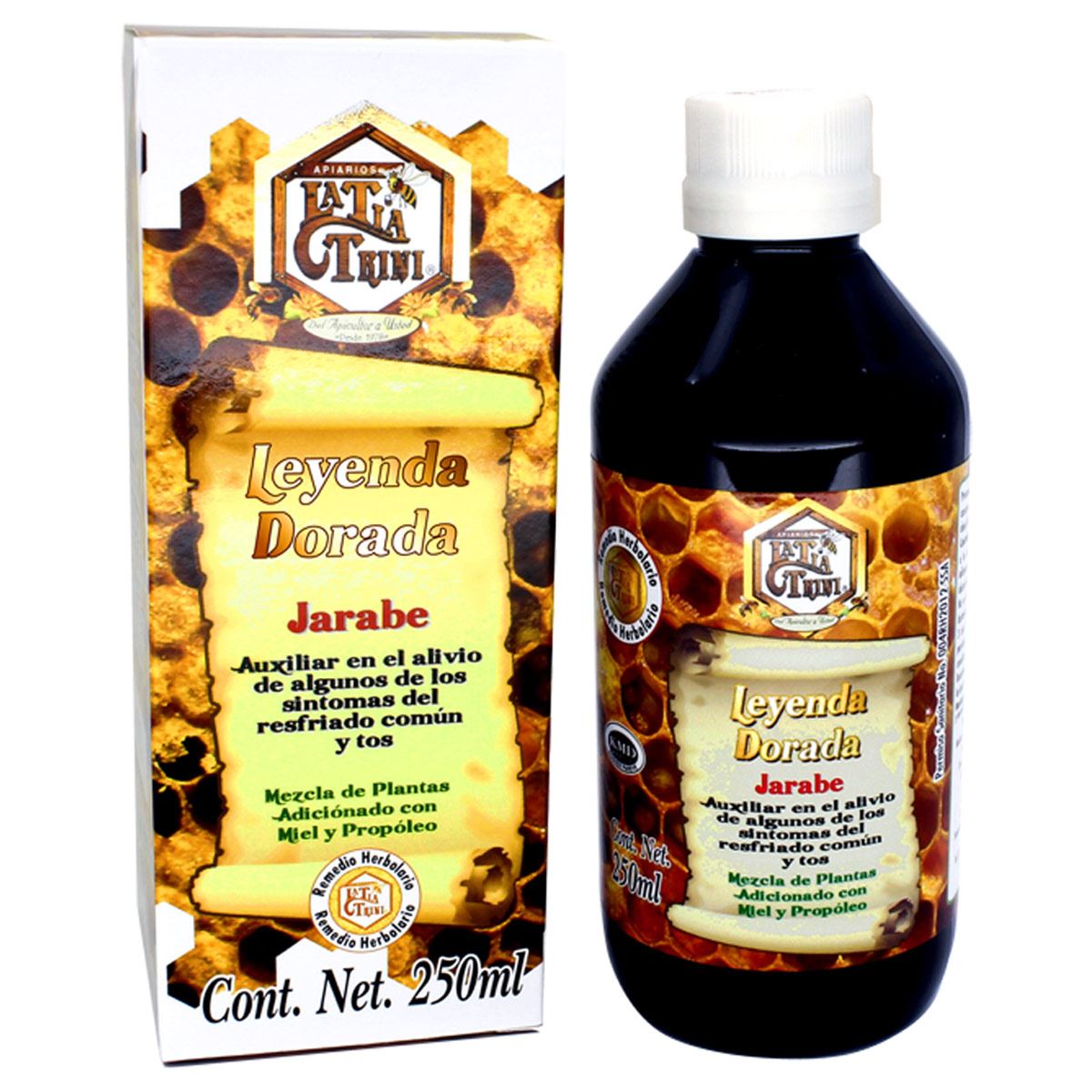 Jarabe Leyenda Dorada 250 ML E-4