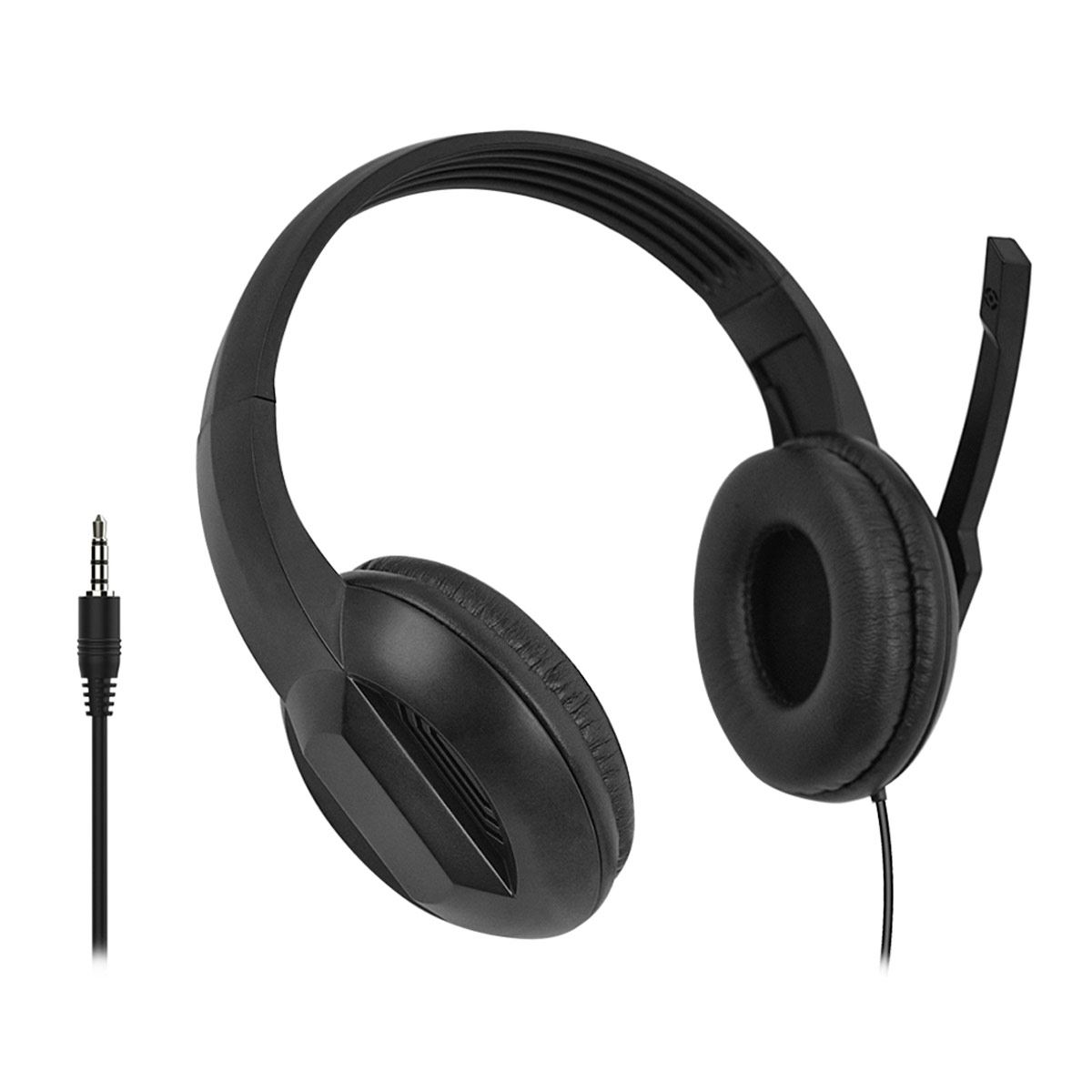Headset para computadora negro