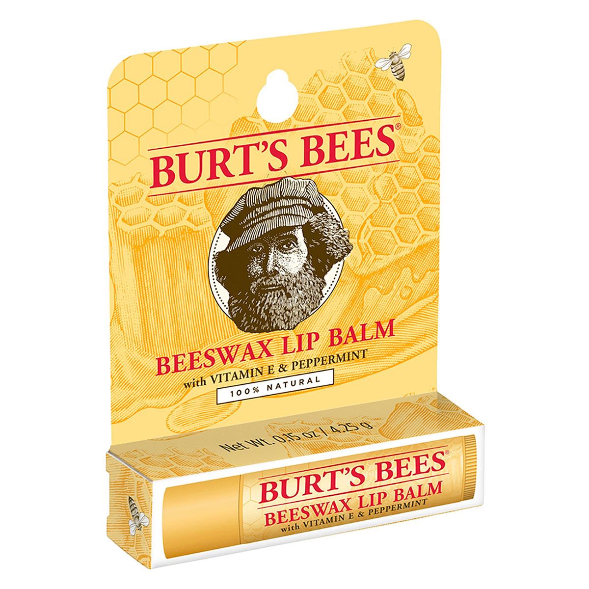 Bálsamo Labial Burt's Bees Cera de Abejas en Blister
