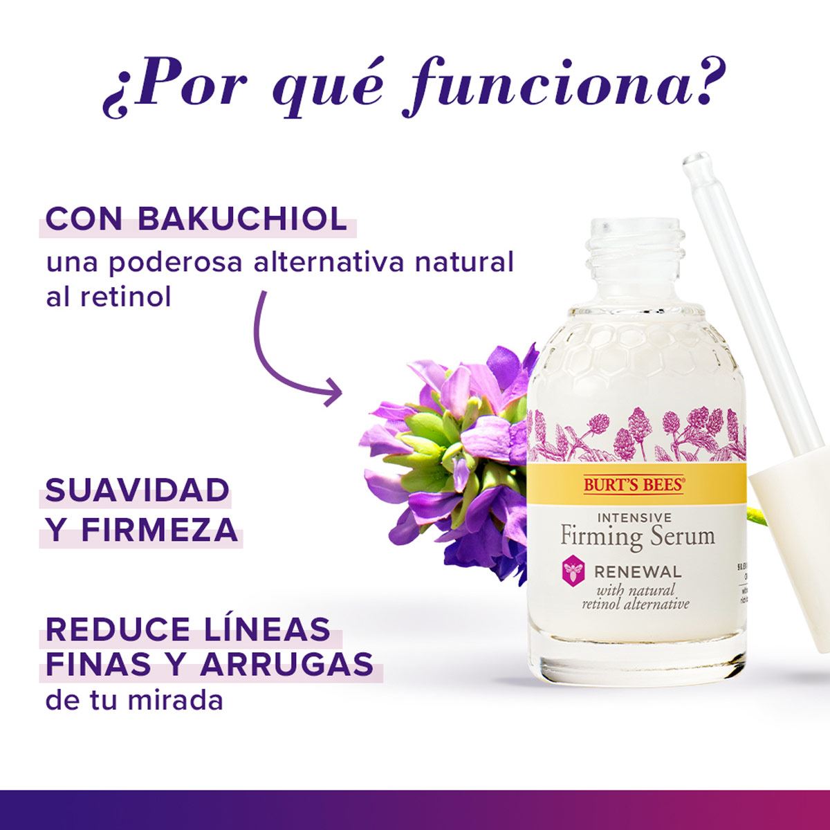 Suero Intenso Reafirmante Burt's Bees Renewal 32,5ml