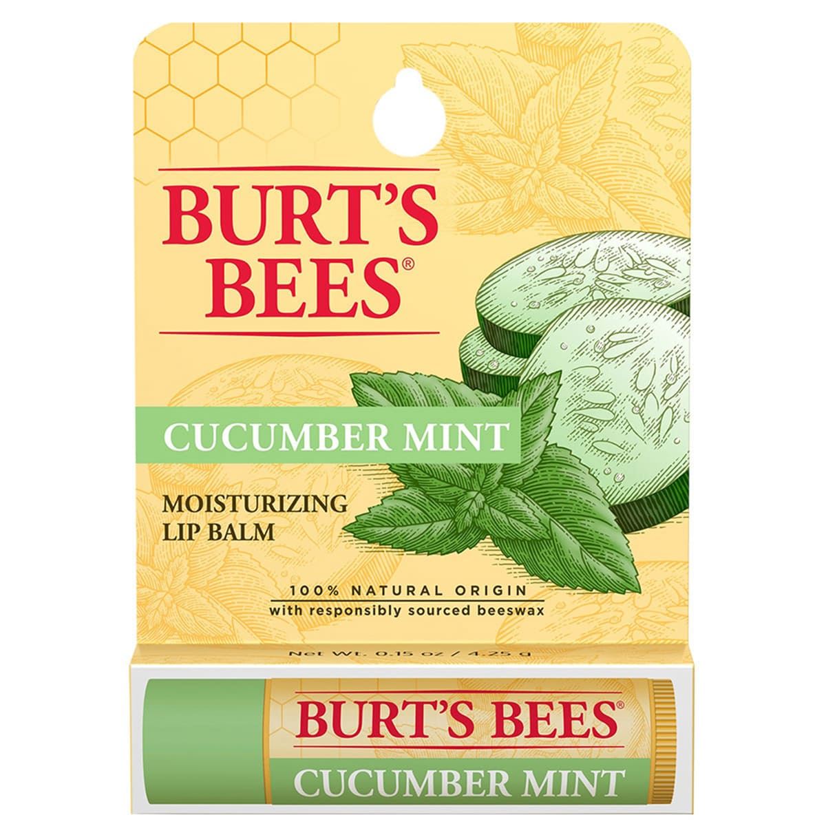 Balsamo labial de Pepino/Menta Burt´s Bees 4.25g