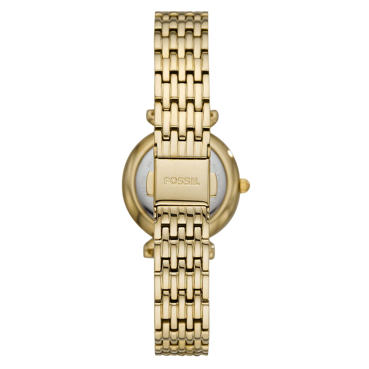 Reloj Fossil Carlie Mini Dorado Para Dama