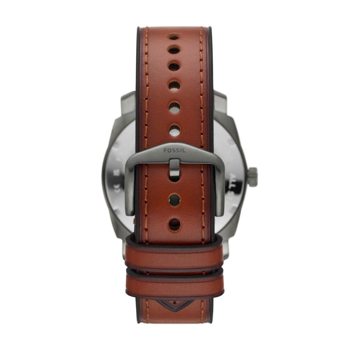 Reloj Caballero Fossil Fs5305 Color Café De Piel