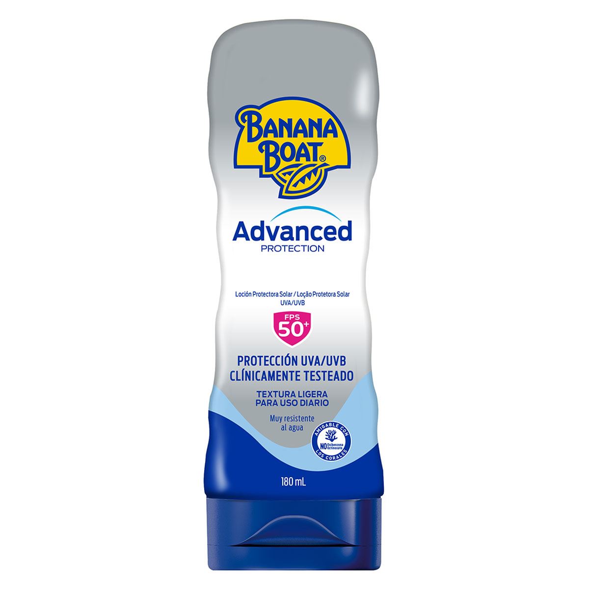 Bloqueador Banana Boat Advanced Protection FPS 50 loción 180 ml