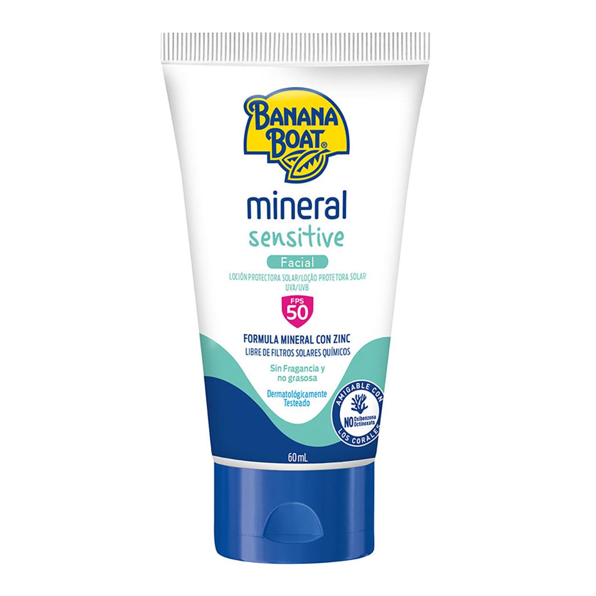 Protector solar  Banana Boat Mineral Sens SPF50 ltn 60ml