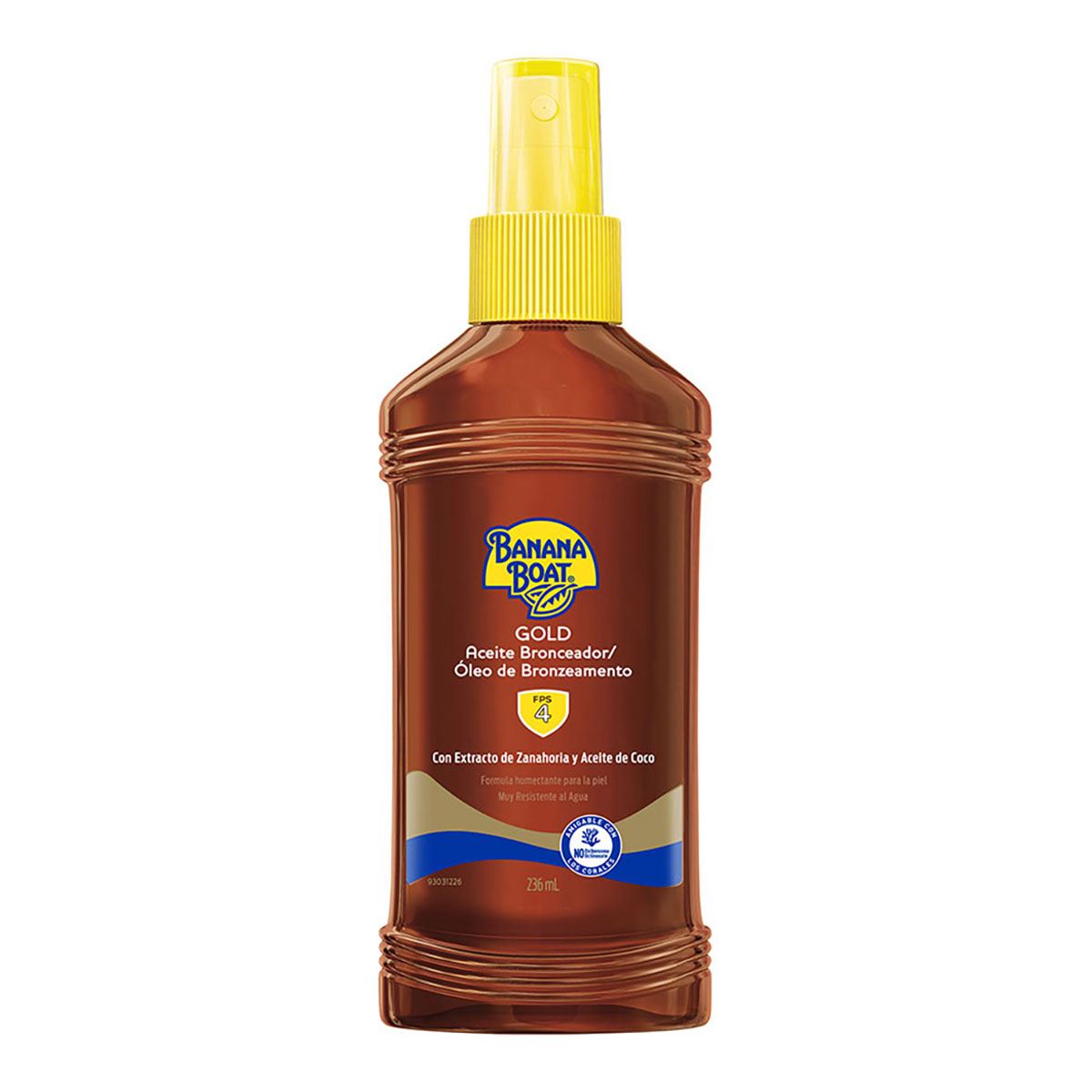 Banana Boat Aceite Bronceador FPS 4 236ml Banana Boat Aceite Bronceador FPS 4 236ml