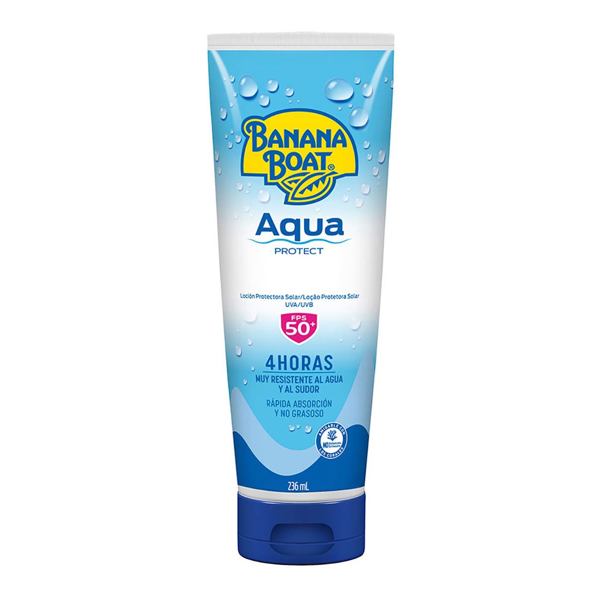 Banana Boat Aqua Protect loción FPS50+ 236ml