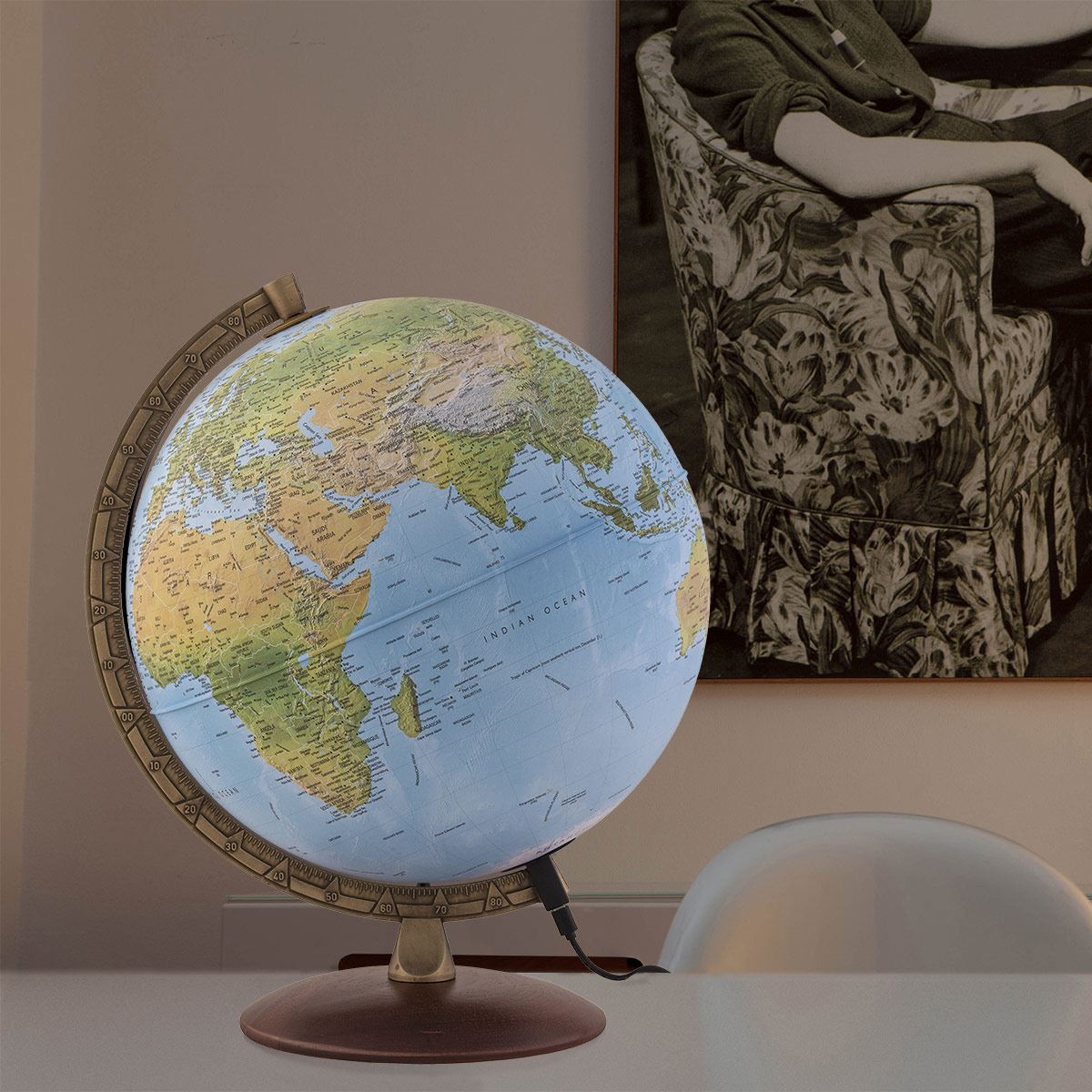 Globo terráqueo de 30 cm modelo ASTRA