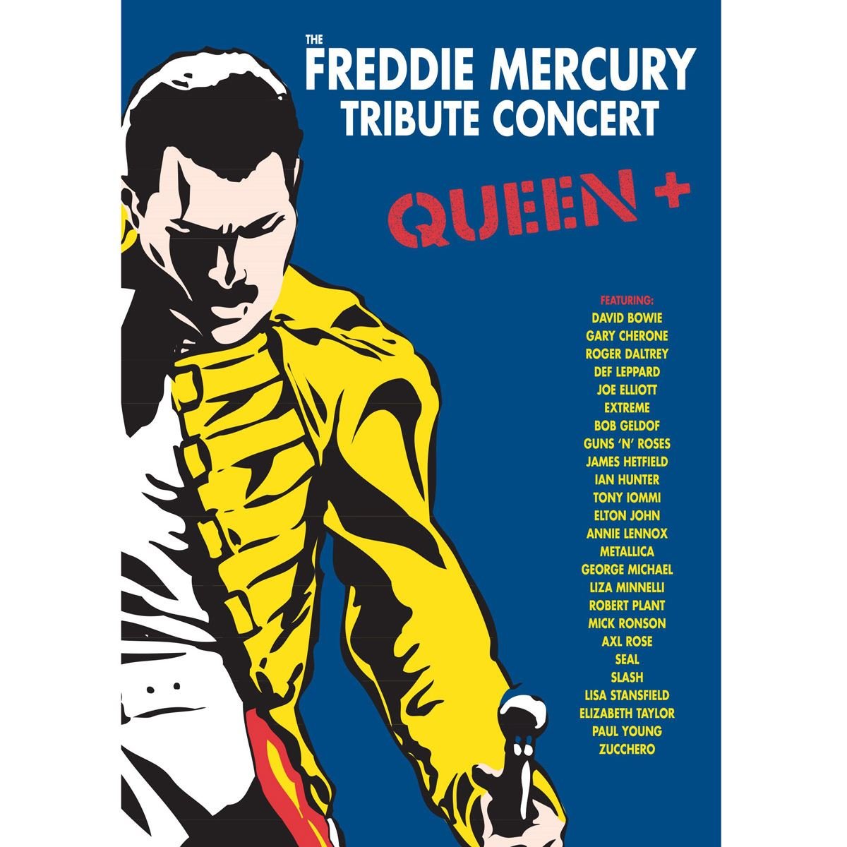 DVD Various Artists- The Freddie Mercury Tribute Concert Queen+