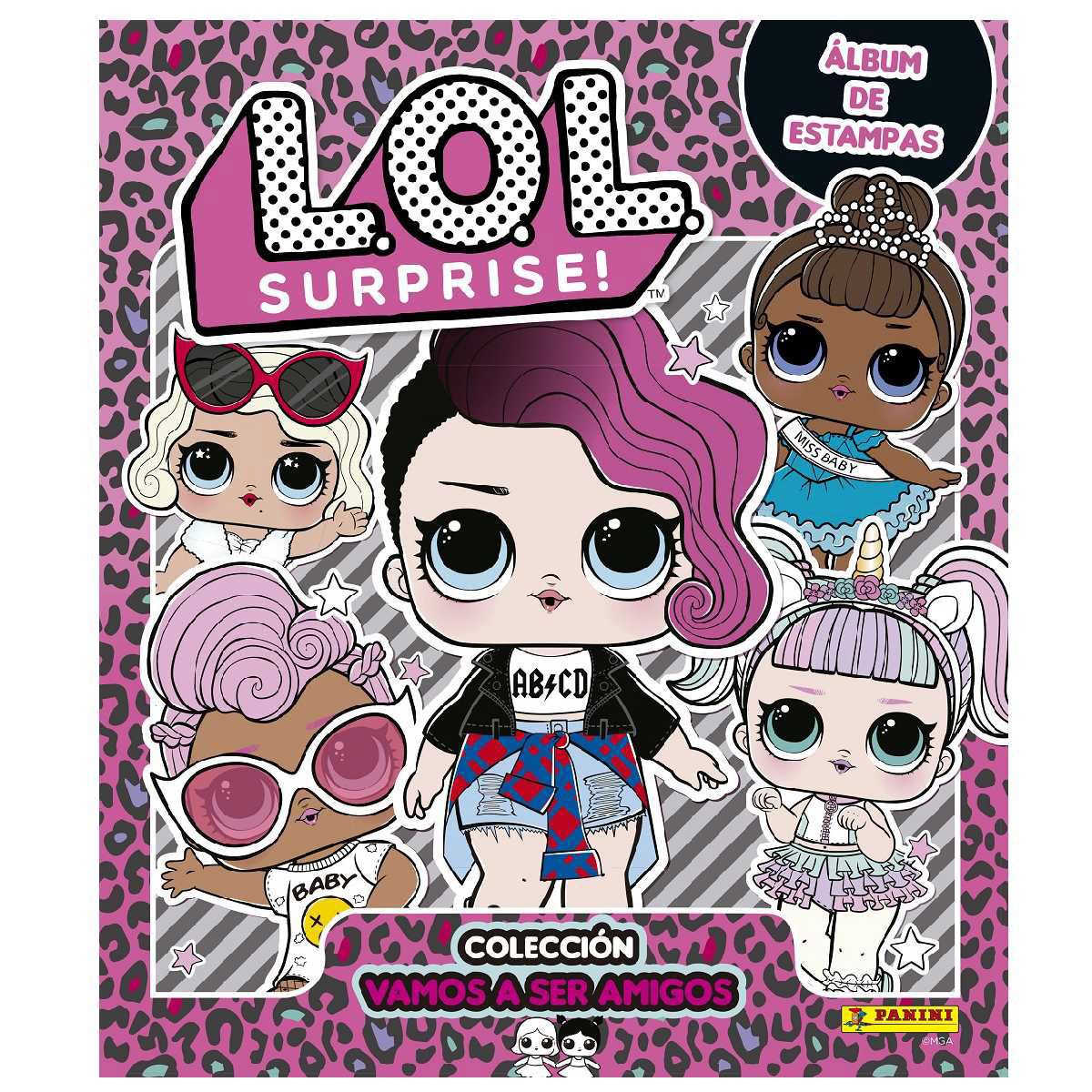 Album Multiset L.o.l + 10 Sobres Panini