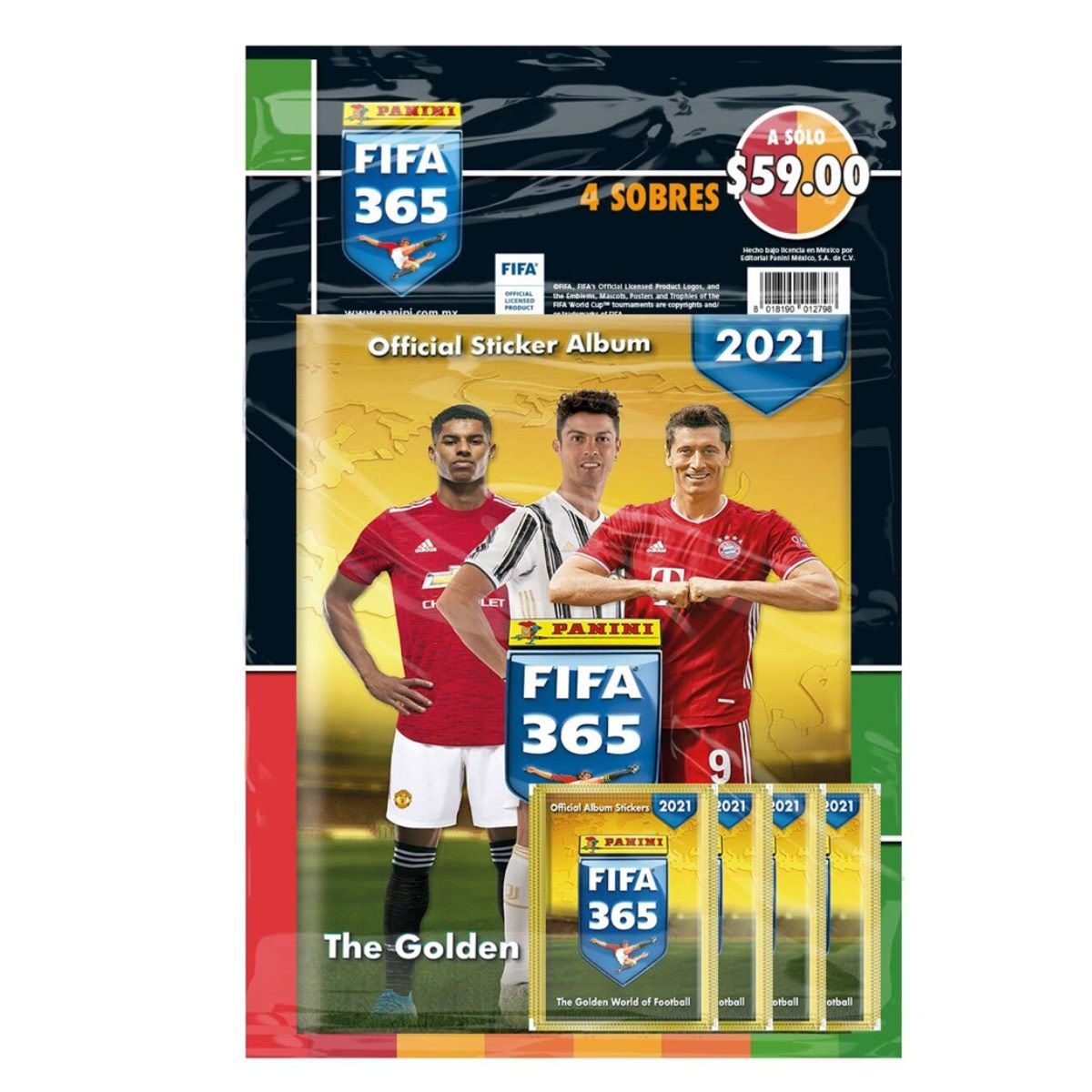 Multiset Panini FIFA 365 4 sobres